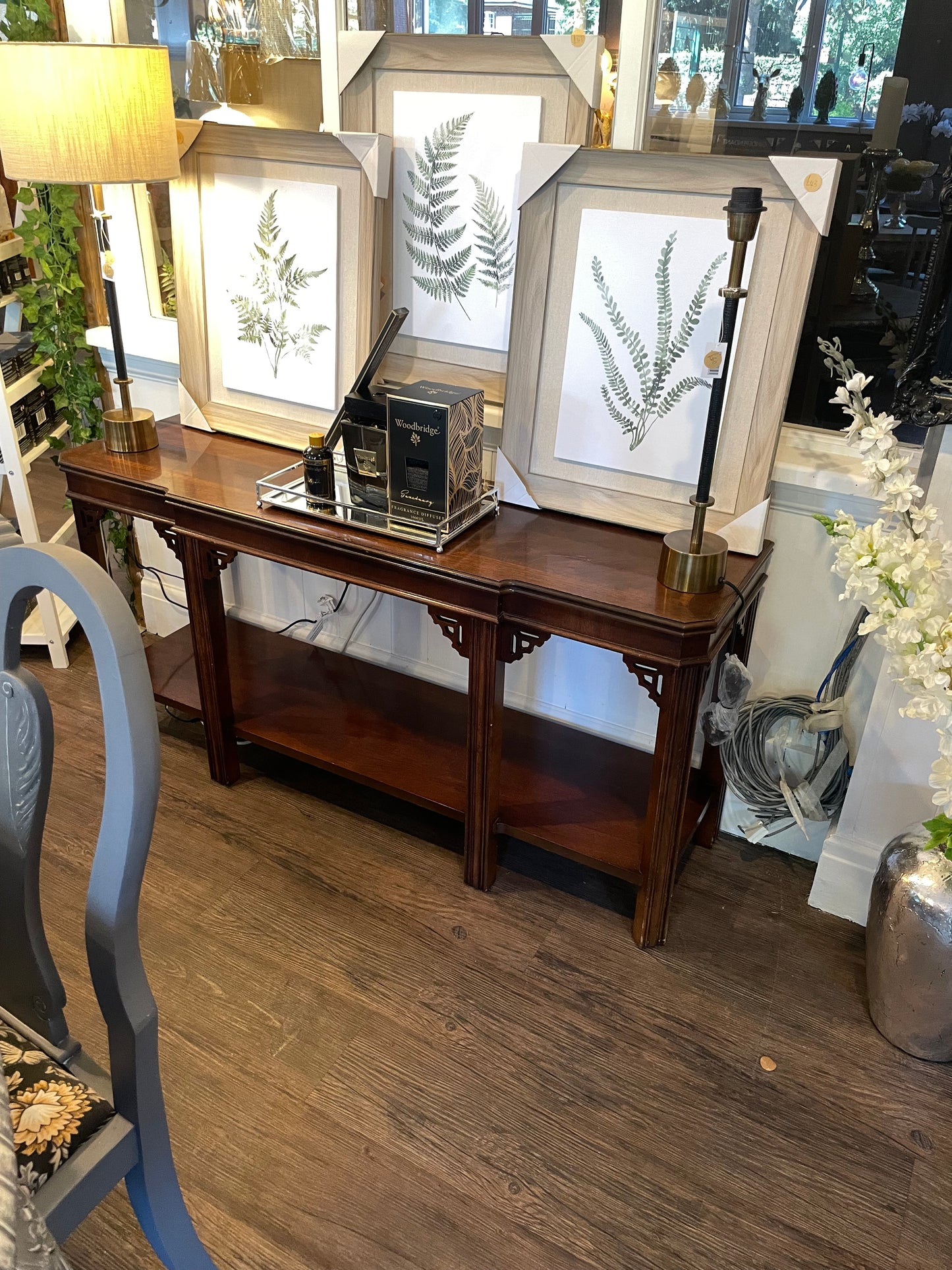 Lane Chinoiserie Chippendale Console Table