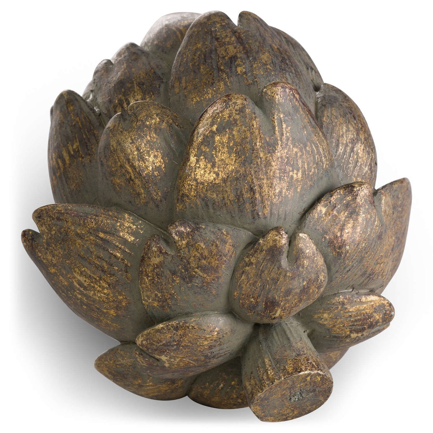 Large Antique Bronze Artichoke