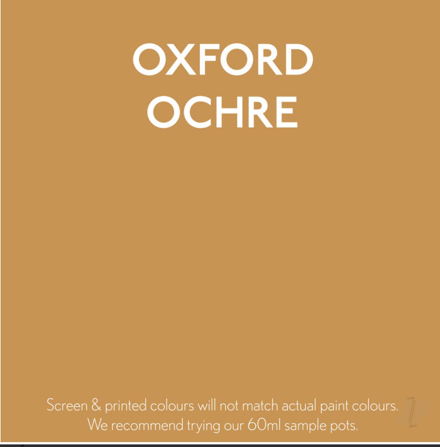 Oxford Ochre - Jubilee Paint