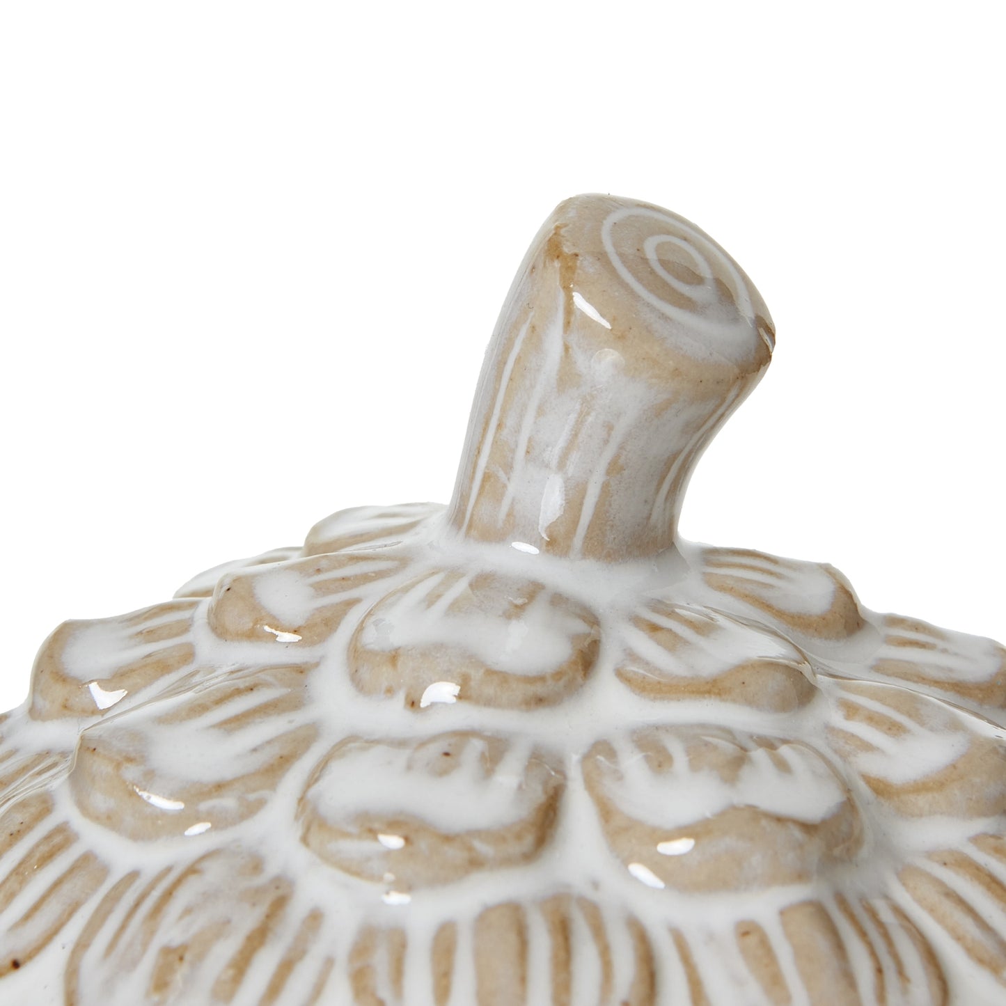 Ceramic Pine Cone Trinket Dish.