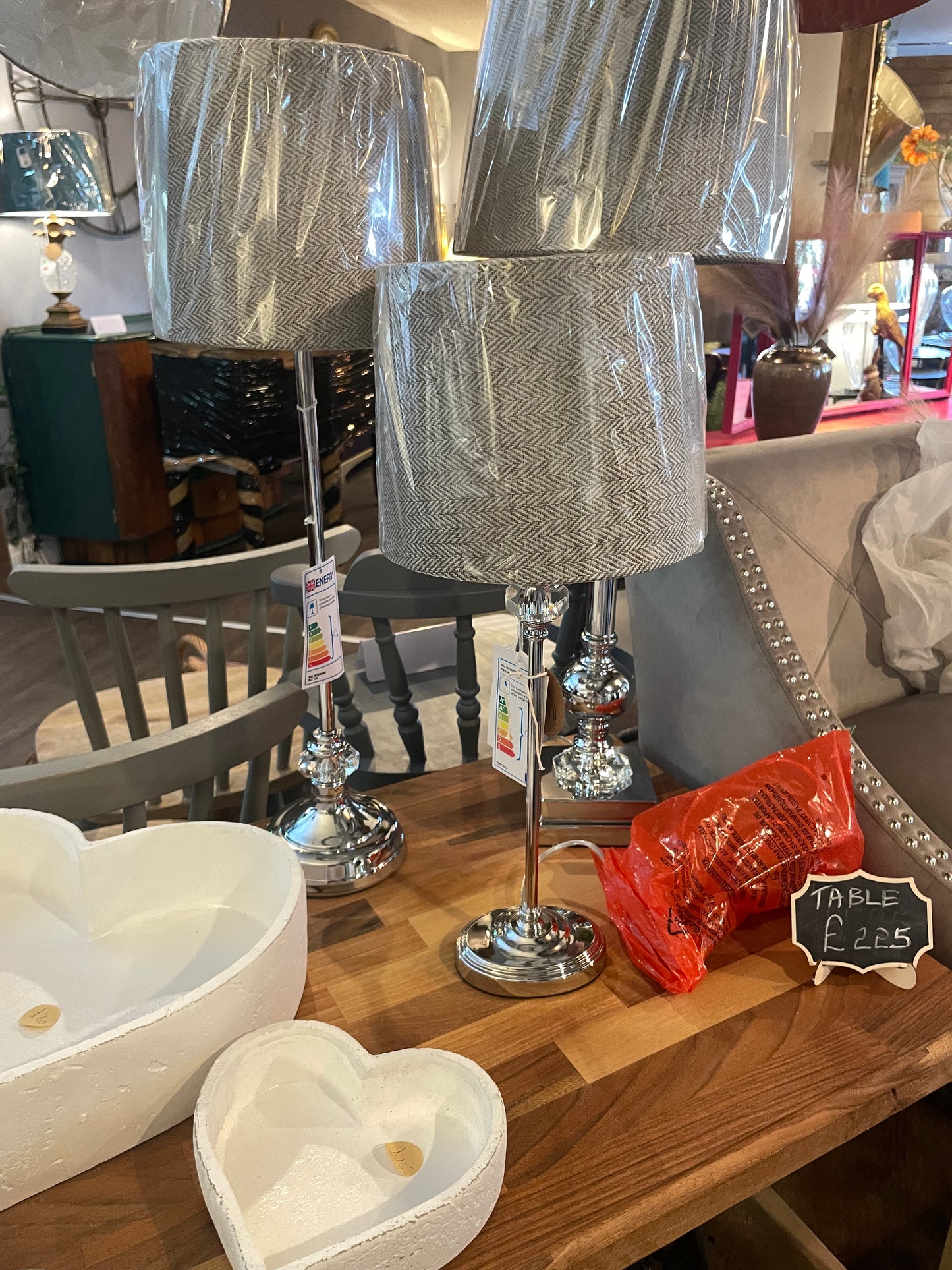 Genoa Chrome Table Lamp