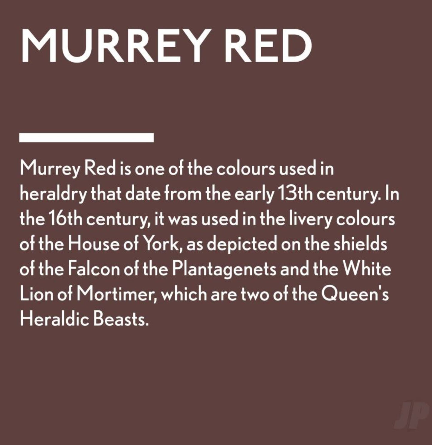 Murrey Red -Jubilee Paint