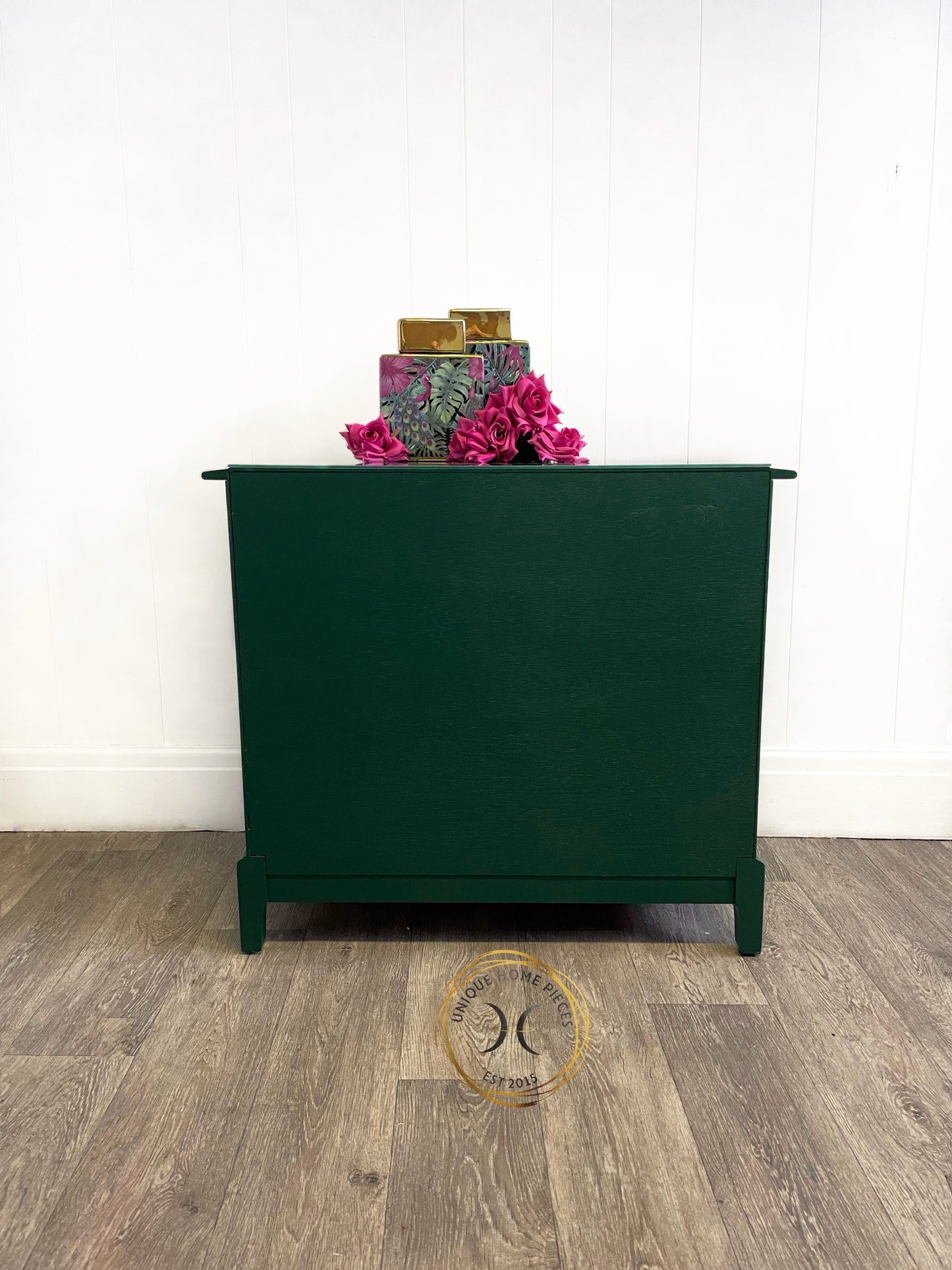 Stag Emerald Green 5 Drawer Chest