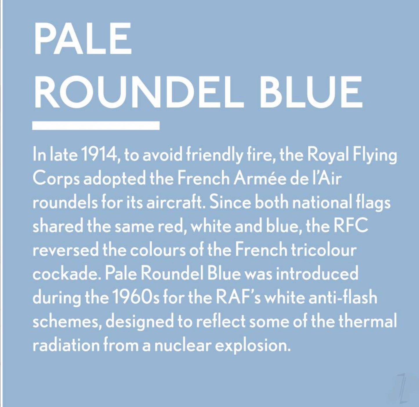 Pale Roundel Blue -Jubilee Paint
