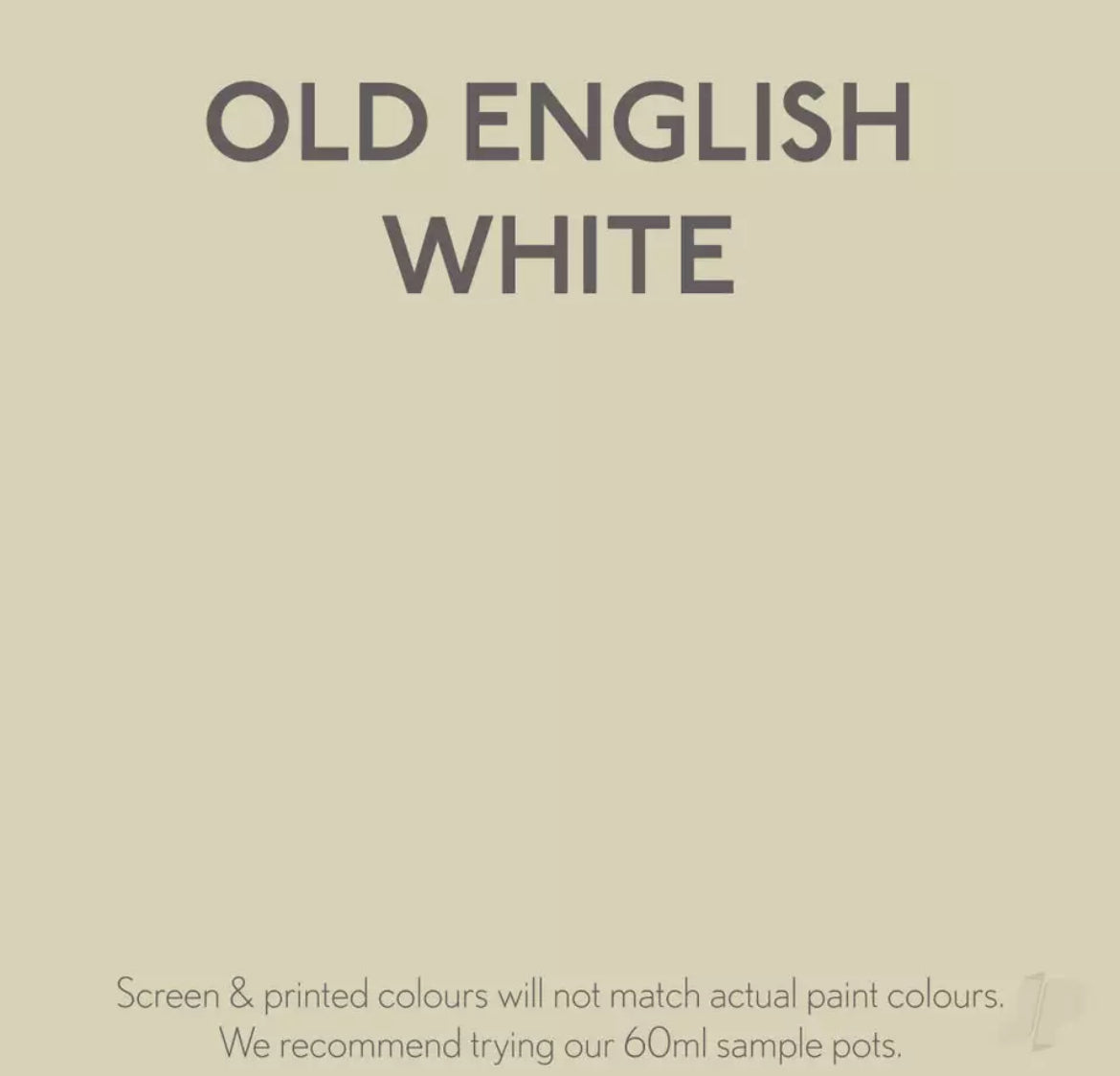 Old English White - Jubilee Paint