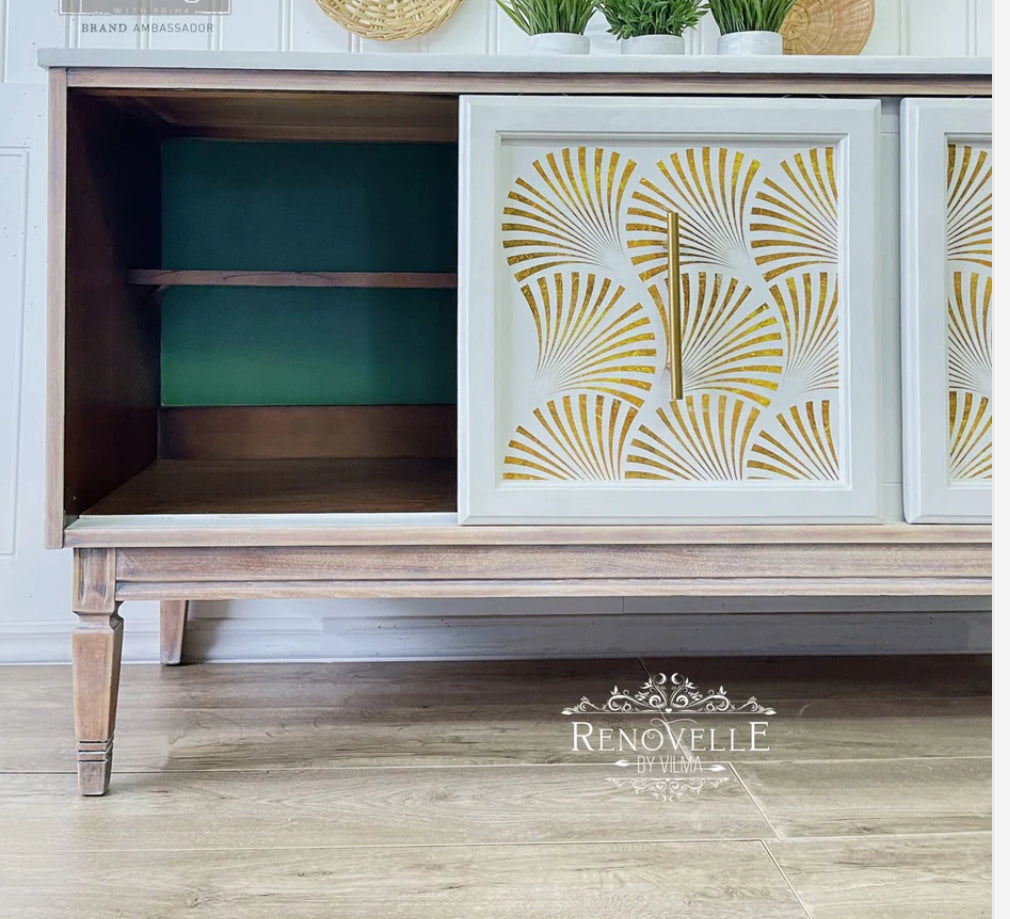 Re-Design With Prima Decor Transfers - Geo Wave - 24” x 35”