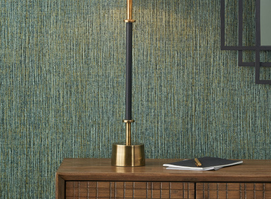 Antoine Black Croc And Antique Brass Metal Table Lamp Base