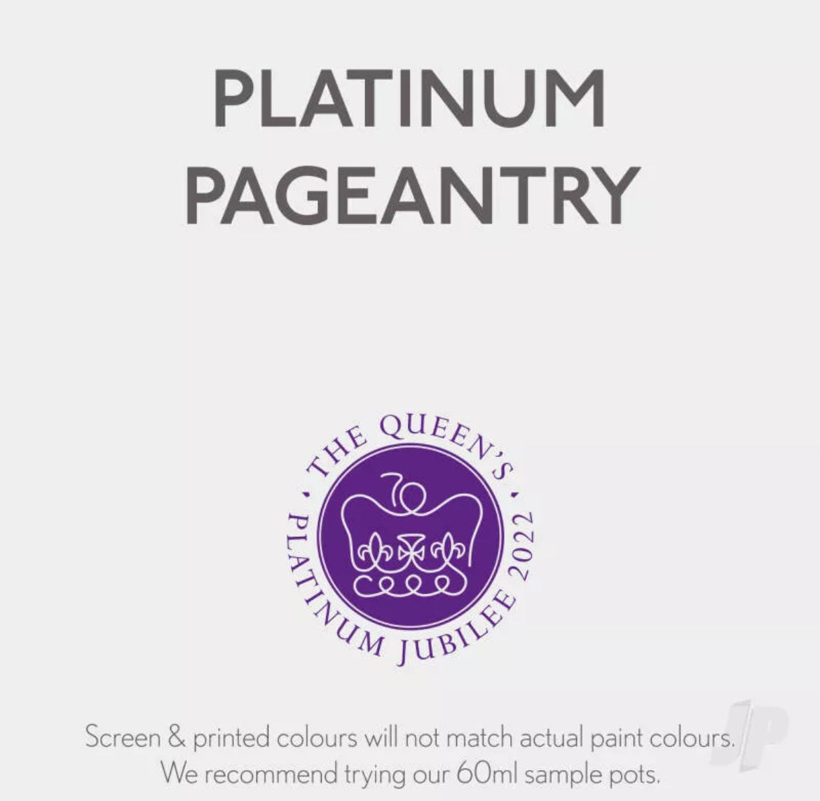 Platinum Pageantry - Jubilee Paint