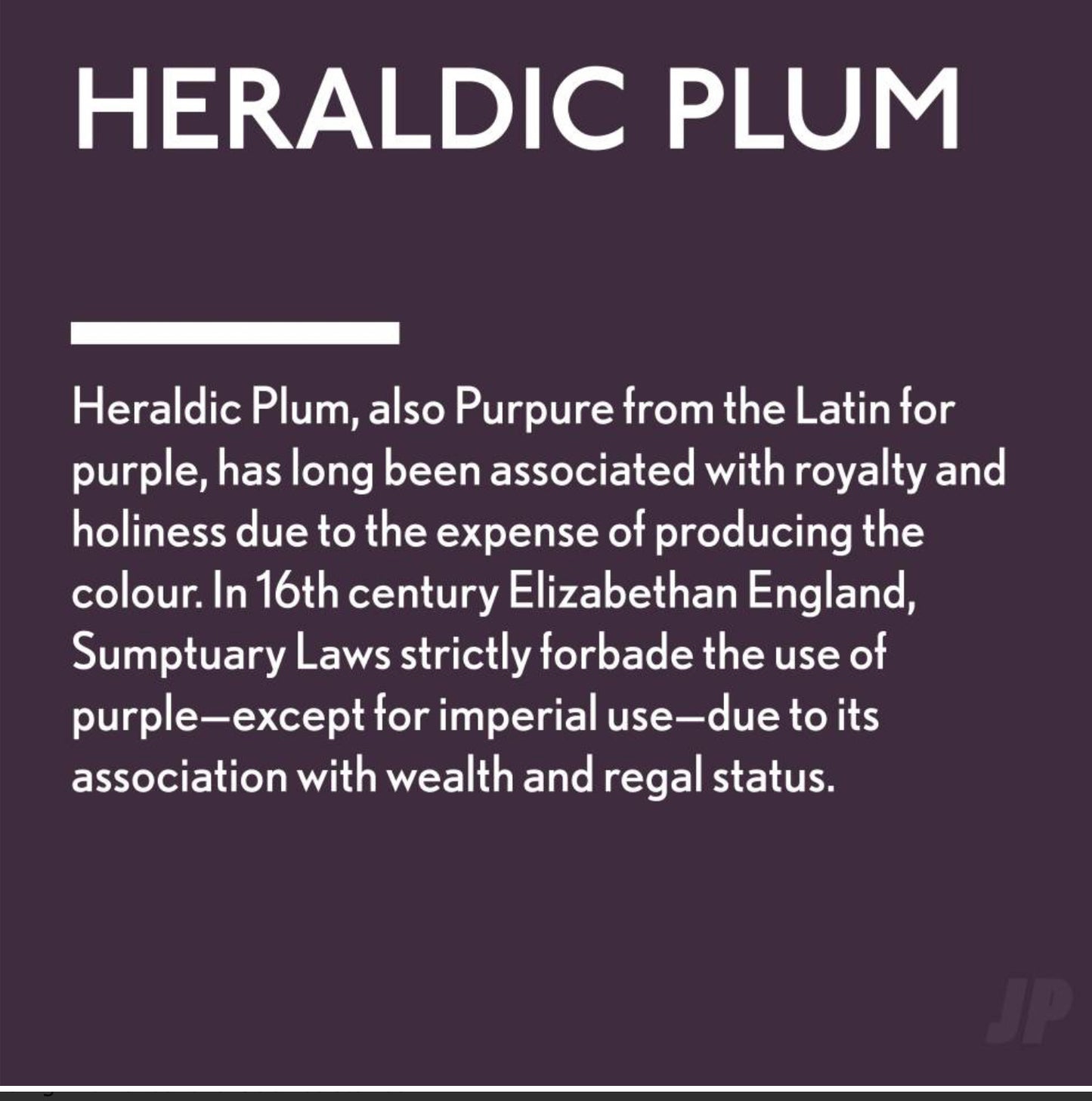 Heraldic Plum - Jubilee Paint