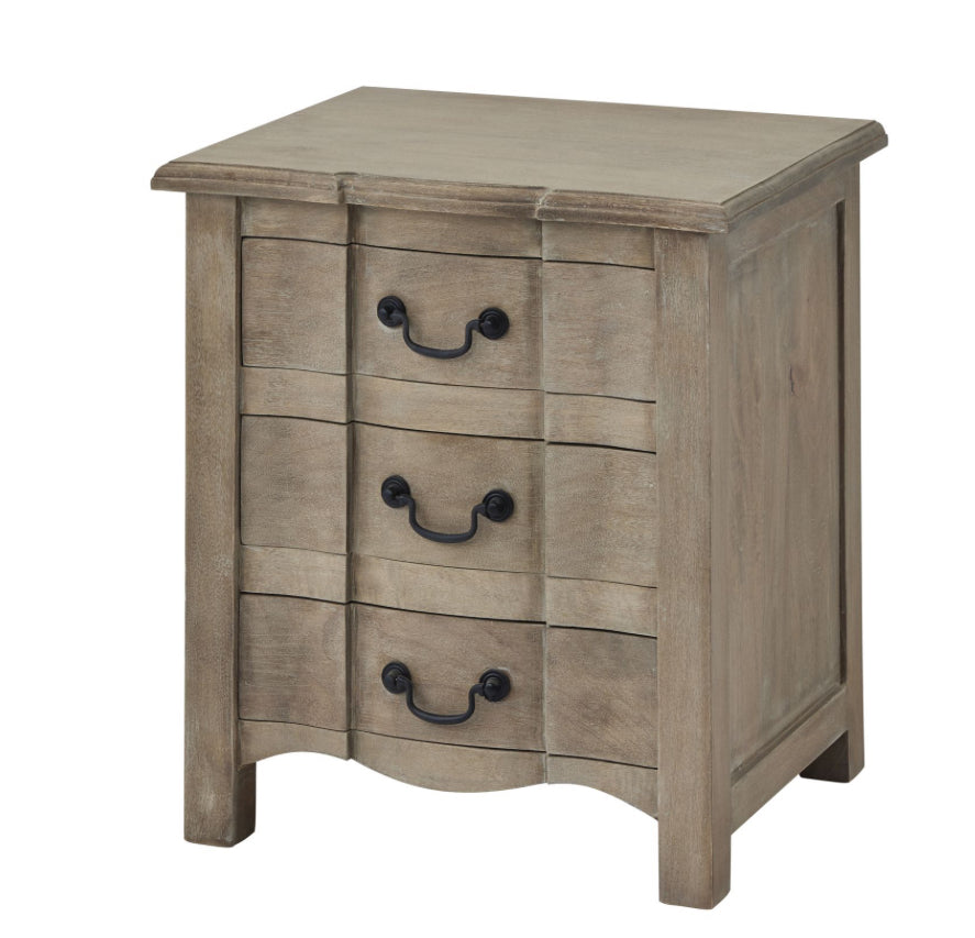 Copgrove Collection 3 Drawer Bedside Table
