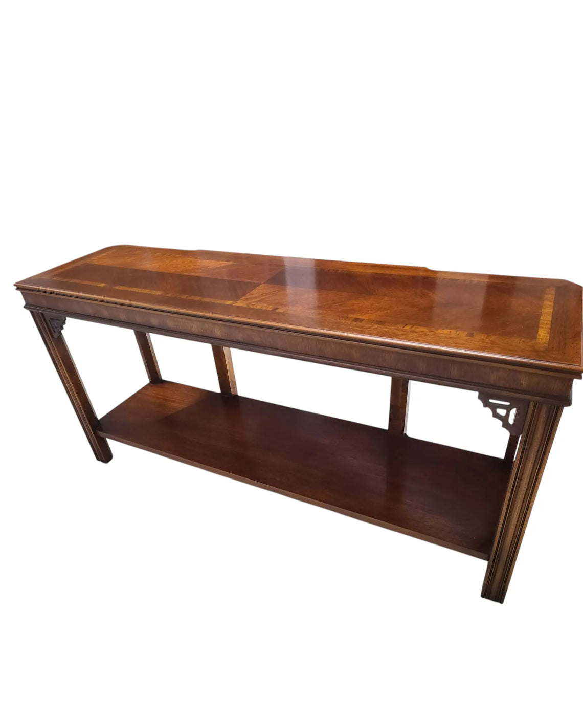 Lane Chinoiserie Chippendale Console Table