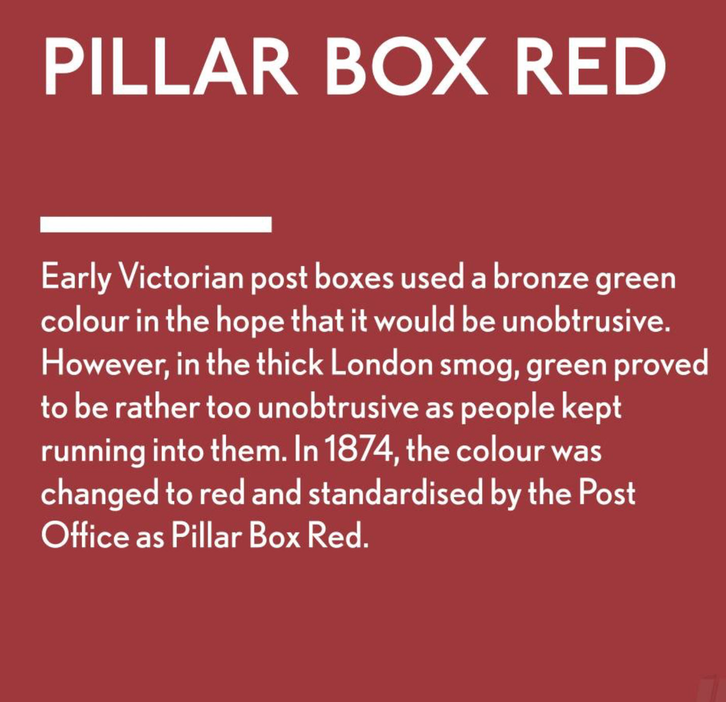 Pillar Box Red -Jubilee Paint