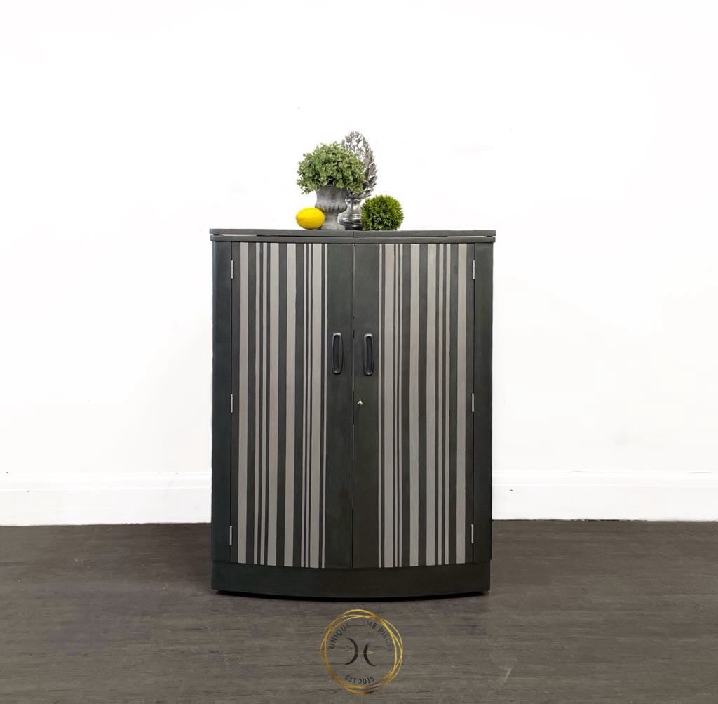Turnidge Of London MCM Grey/Silver metamorphosis Cocktail Cabinet/Bar
