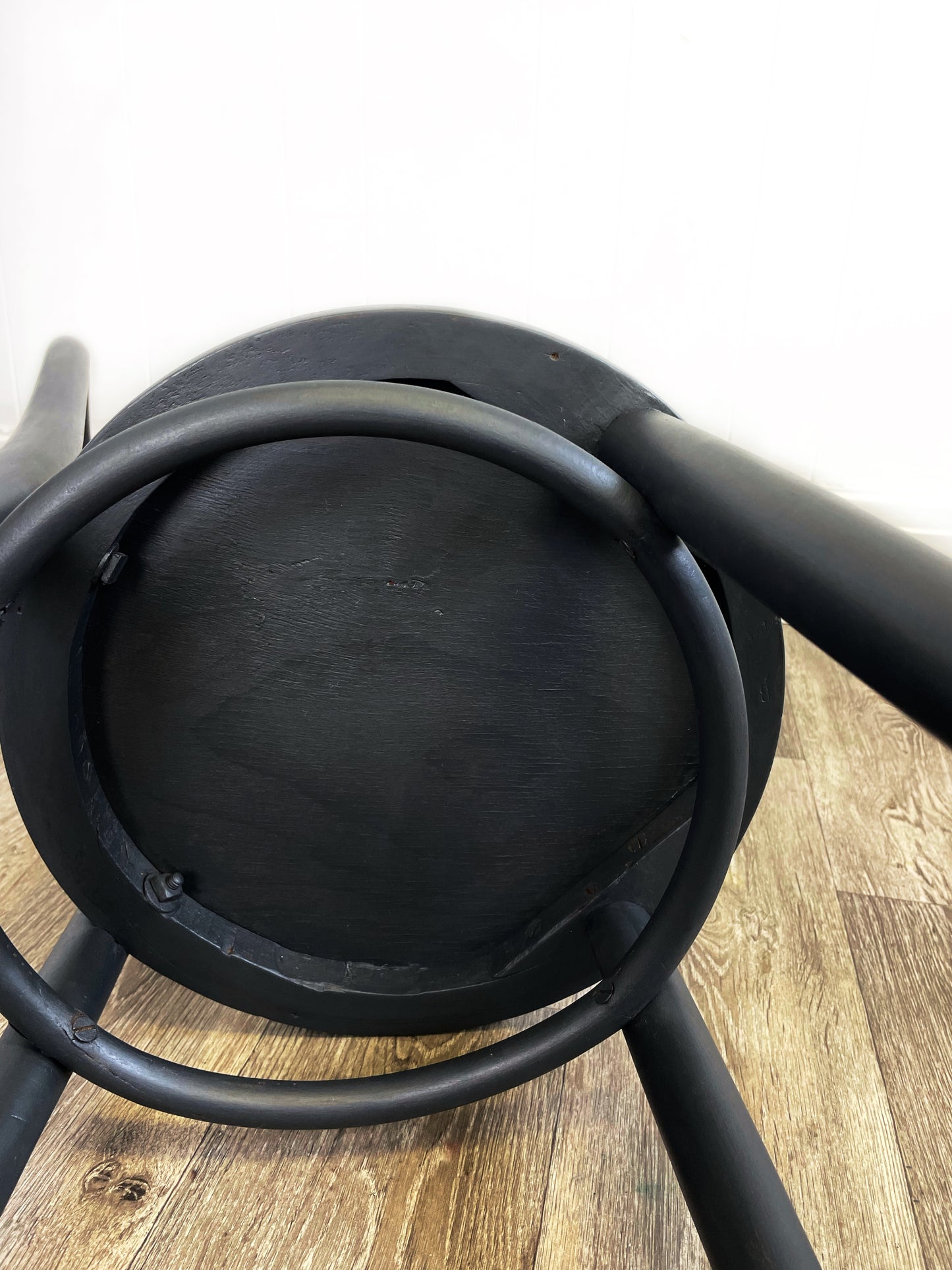 Vintage Grey Thonet Style Bentwood Bistro Cafe Chair