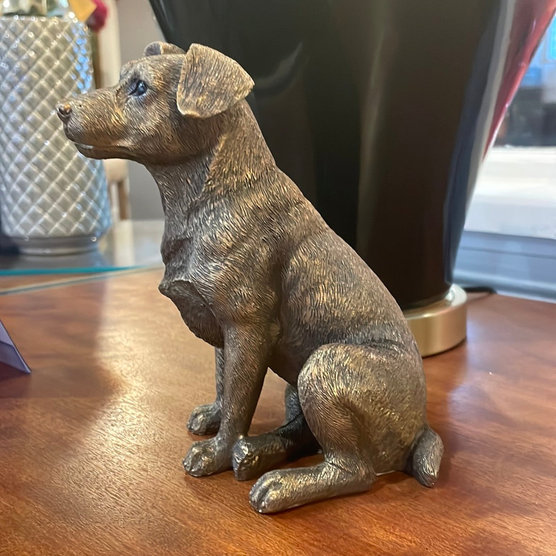 Bronzed Jack Russell Terrier Ornament/Figurine By Leonardo Reflections