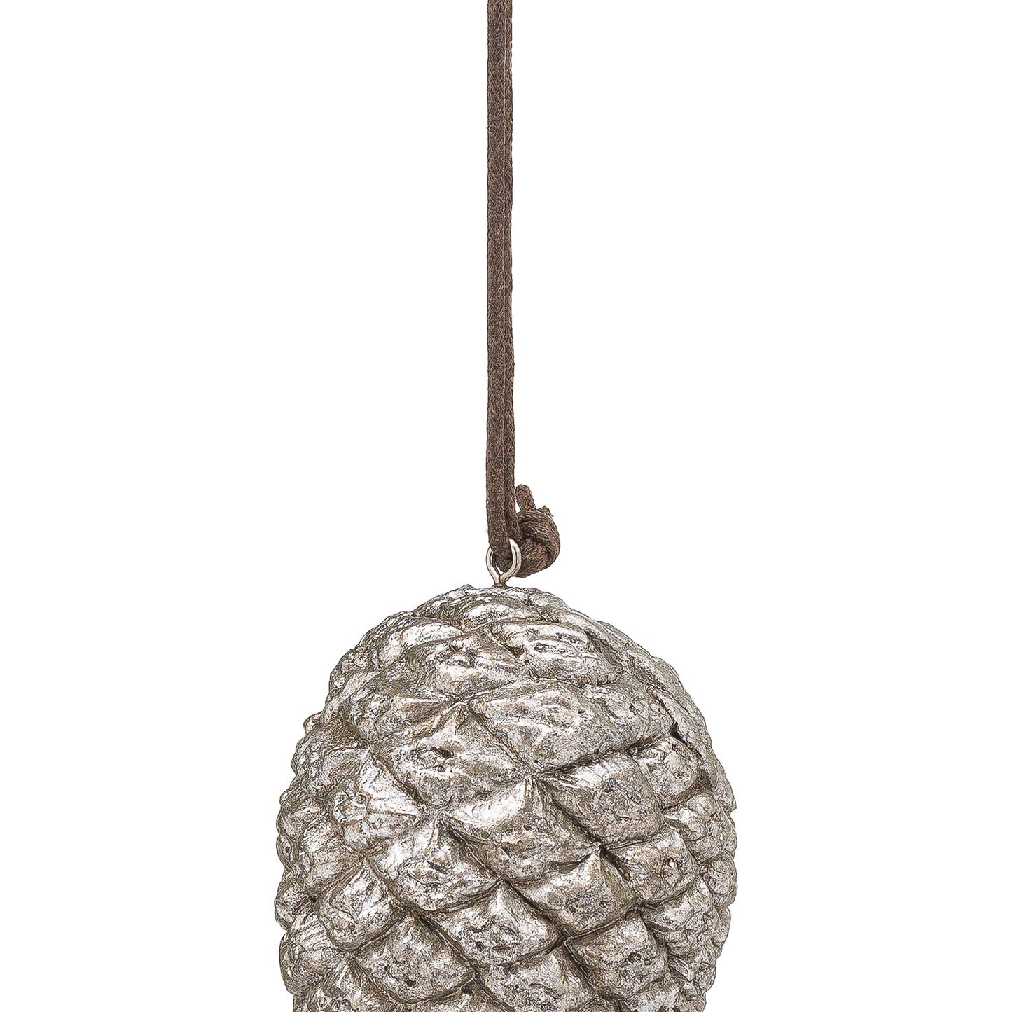 Hanging Silver Pinecone 21057