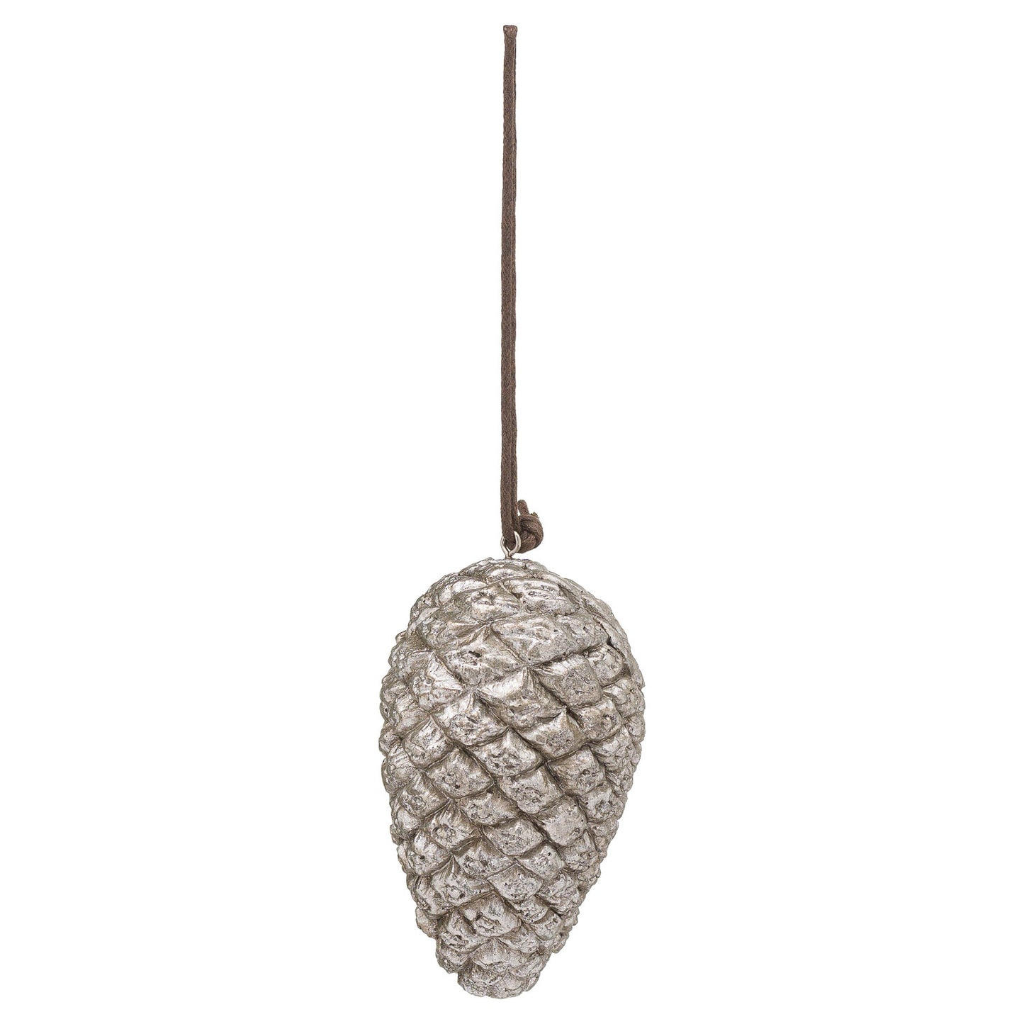 Hanging Silver Pinecone 21057