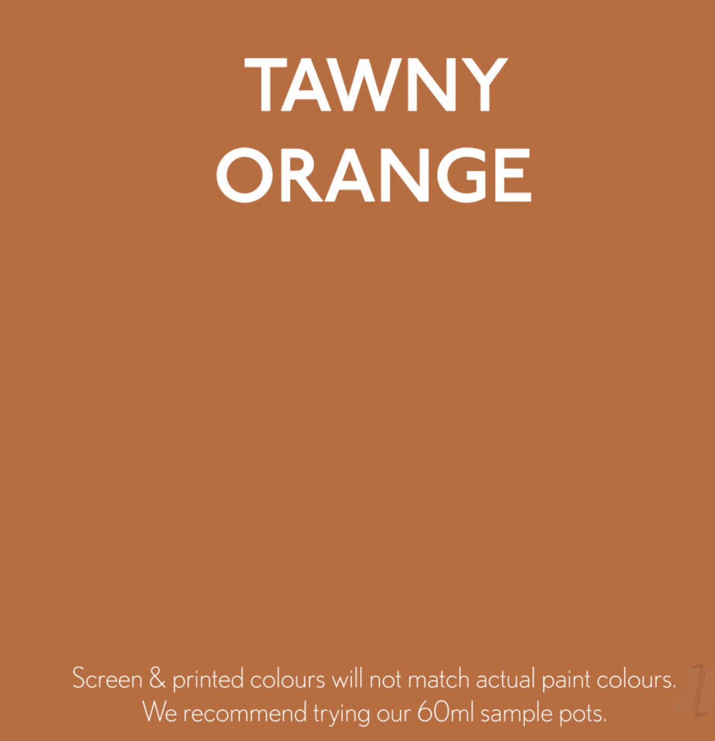 Tawny Orange - Jubilee Paint
