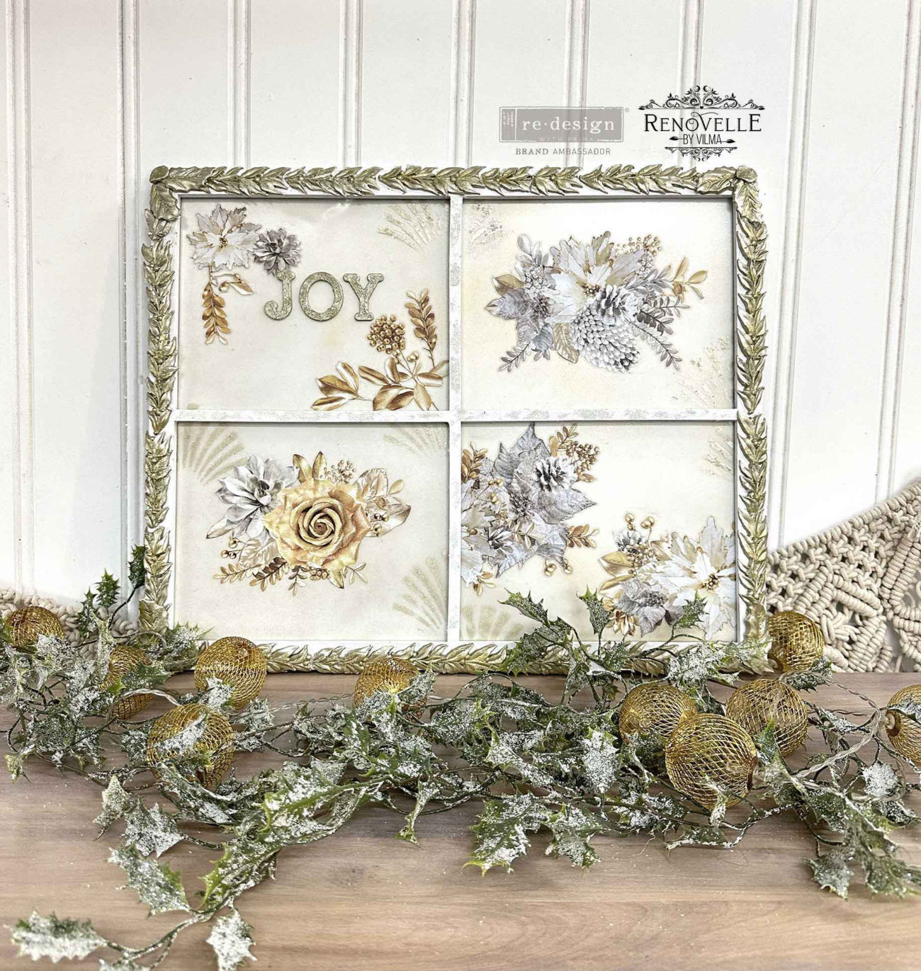 Re-Design With Prima Middy Transfer - A Gilded Moment 8.5” x 11”
