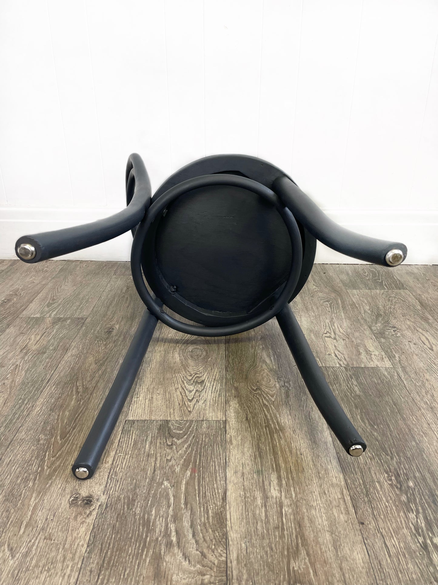 Vintage Grey Thonet Style Bentwood Bistro Cafe Chair