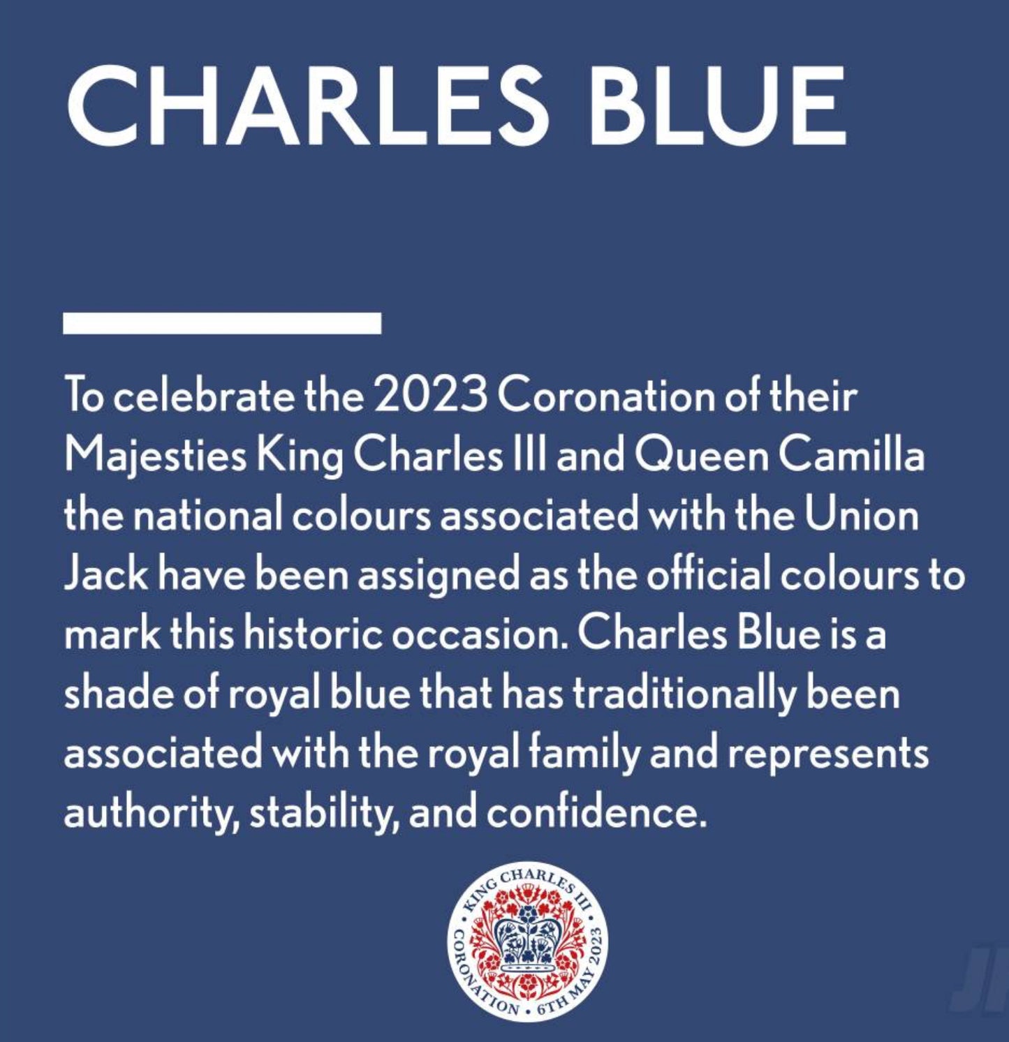 Charle Blue - Jubilee Paint