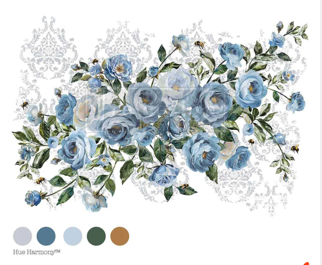 Re-Design With Prima - Azure Blossom 24” x 35’