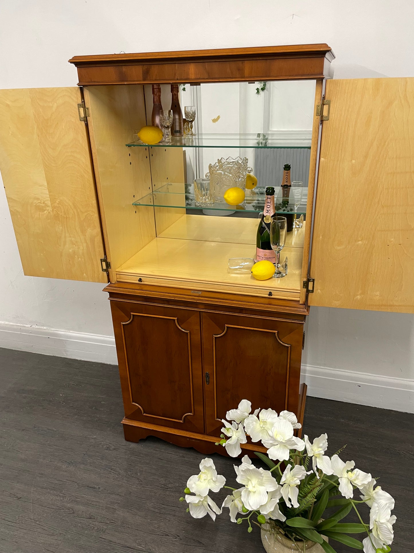 Vintage Tall Drinks Cabinet