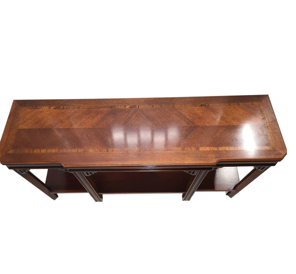 Lane Chinoiserie Chippendale Console Table