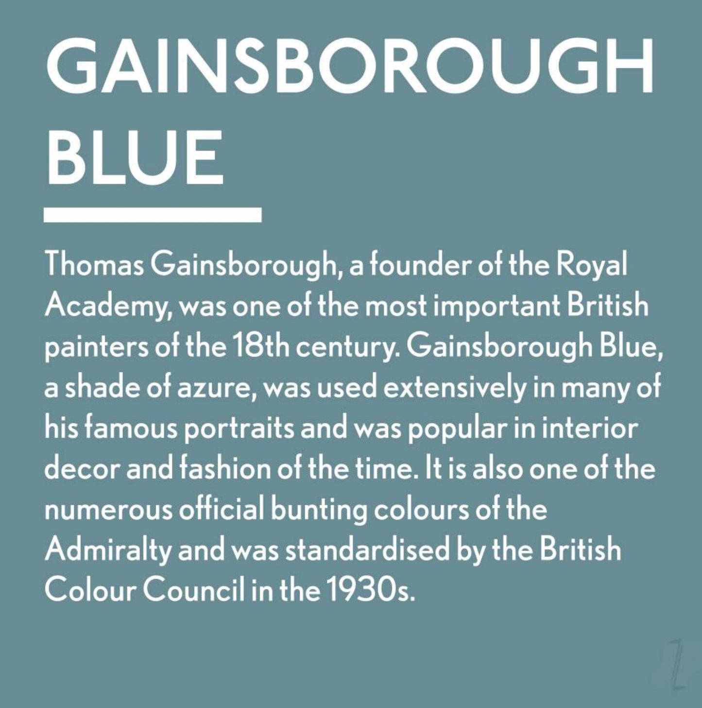 Gainsborough Blue -Jubilee Paint