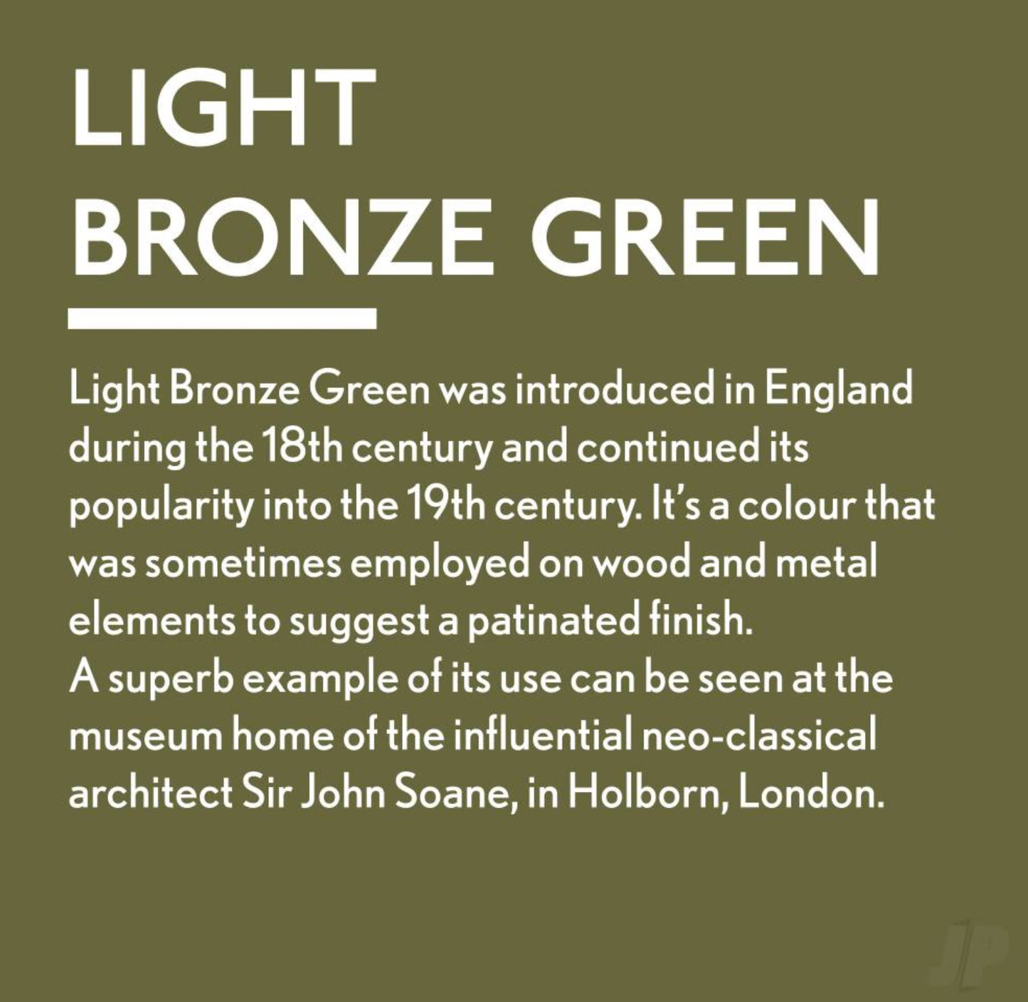 Light Bronze Green - Jubilee Paint