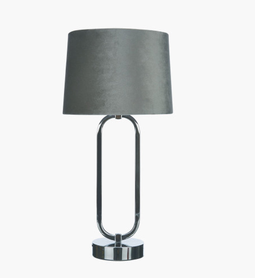 Lara Chrome Table Lamp Base - Laura Ashley