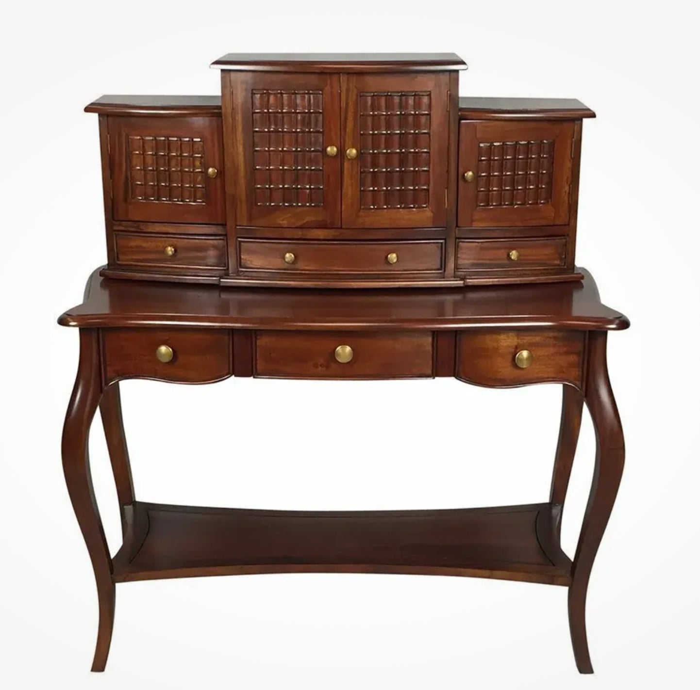 French Reproduction Mahogany Writing Bureau/Desk