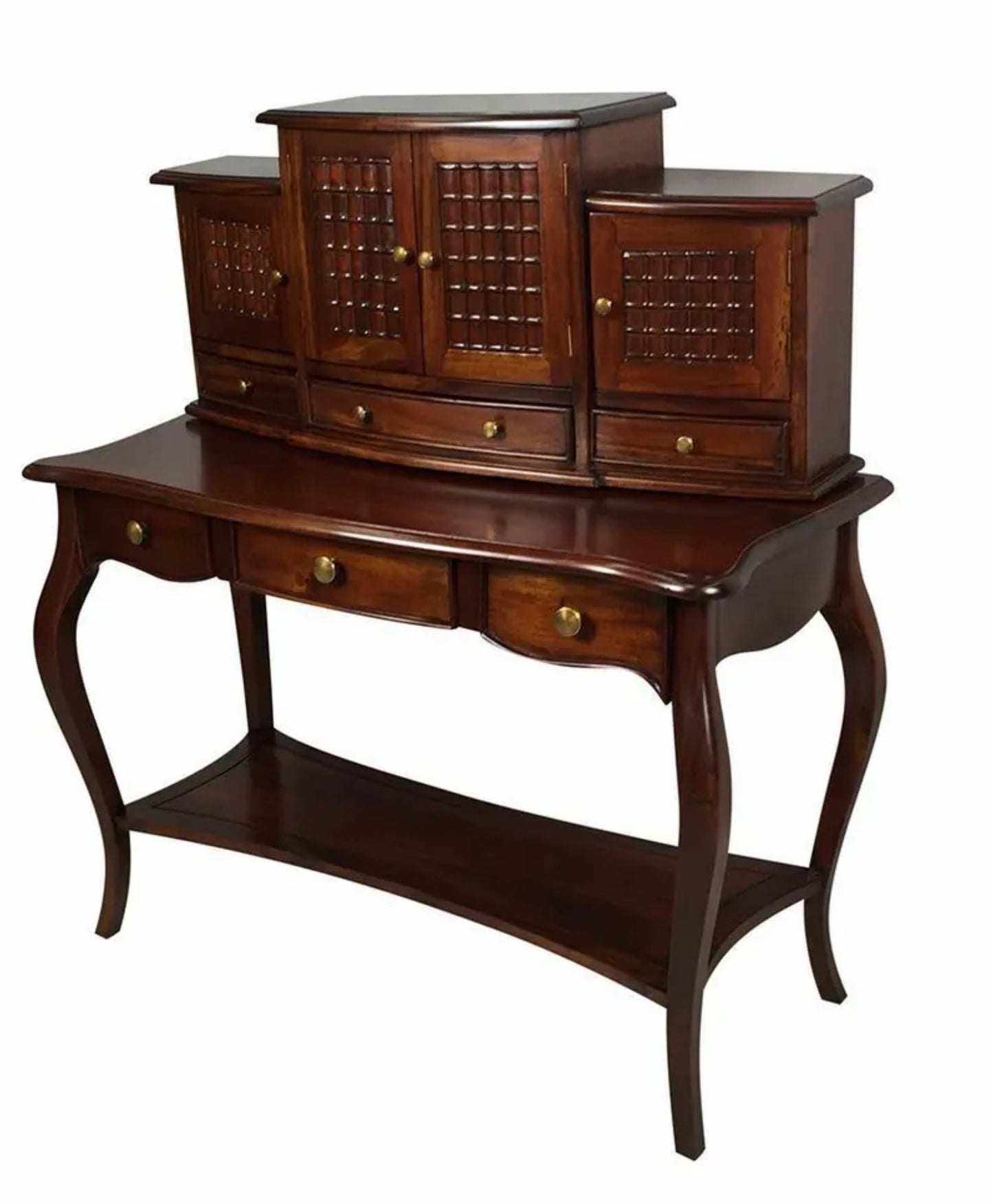 French Reproduction Mahogany Writing Bureau/Desk
