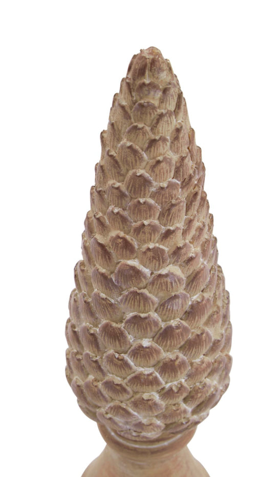 Medium Pinecone Sculpture On Base