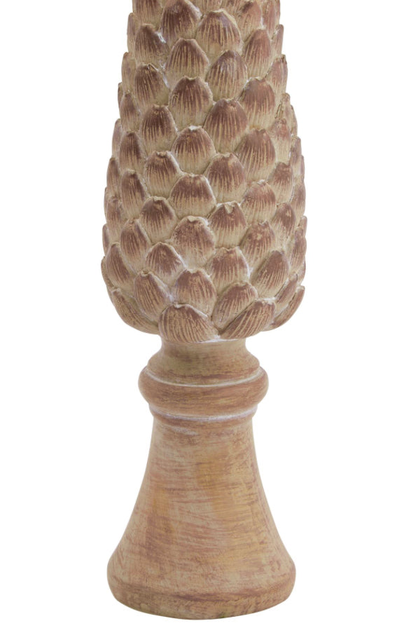 Medium Pinecone Sculpture On Base
