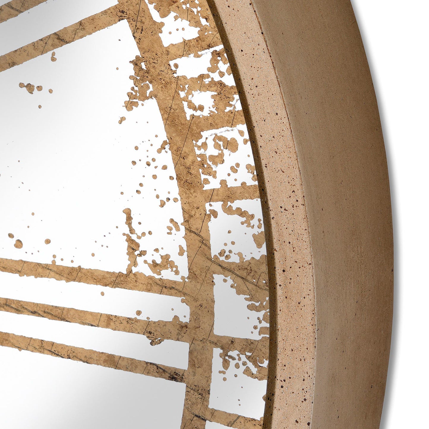 Mirrored Round Clock With Moving Mechanism - Unique Home Pieces