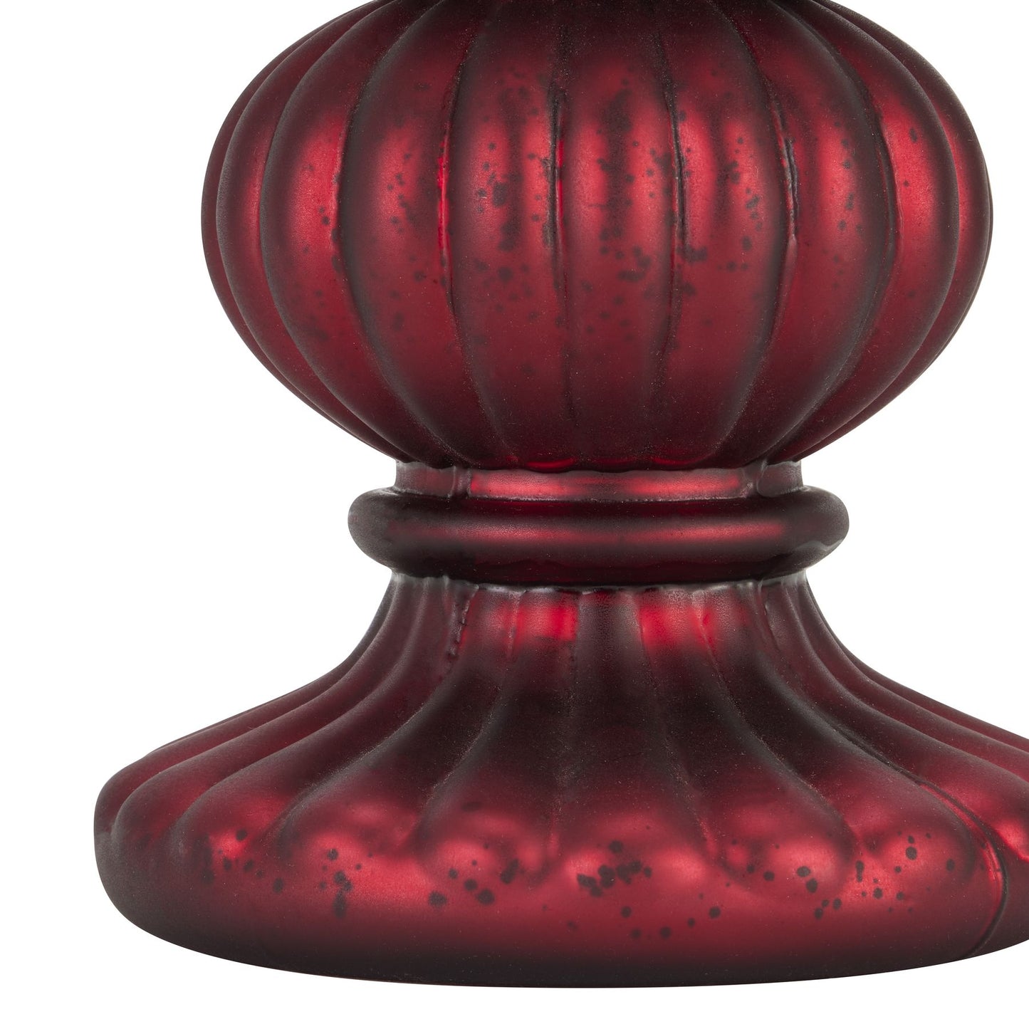 Ruby Red Bonbon Large Candle Holder - Unique Home Pieces