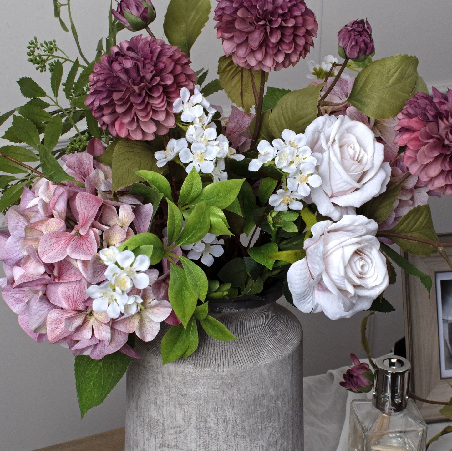 Bloomville Urn Stone Vase - Unique Home Pieces