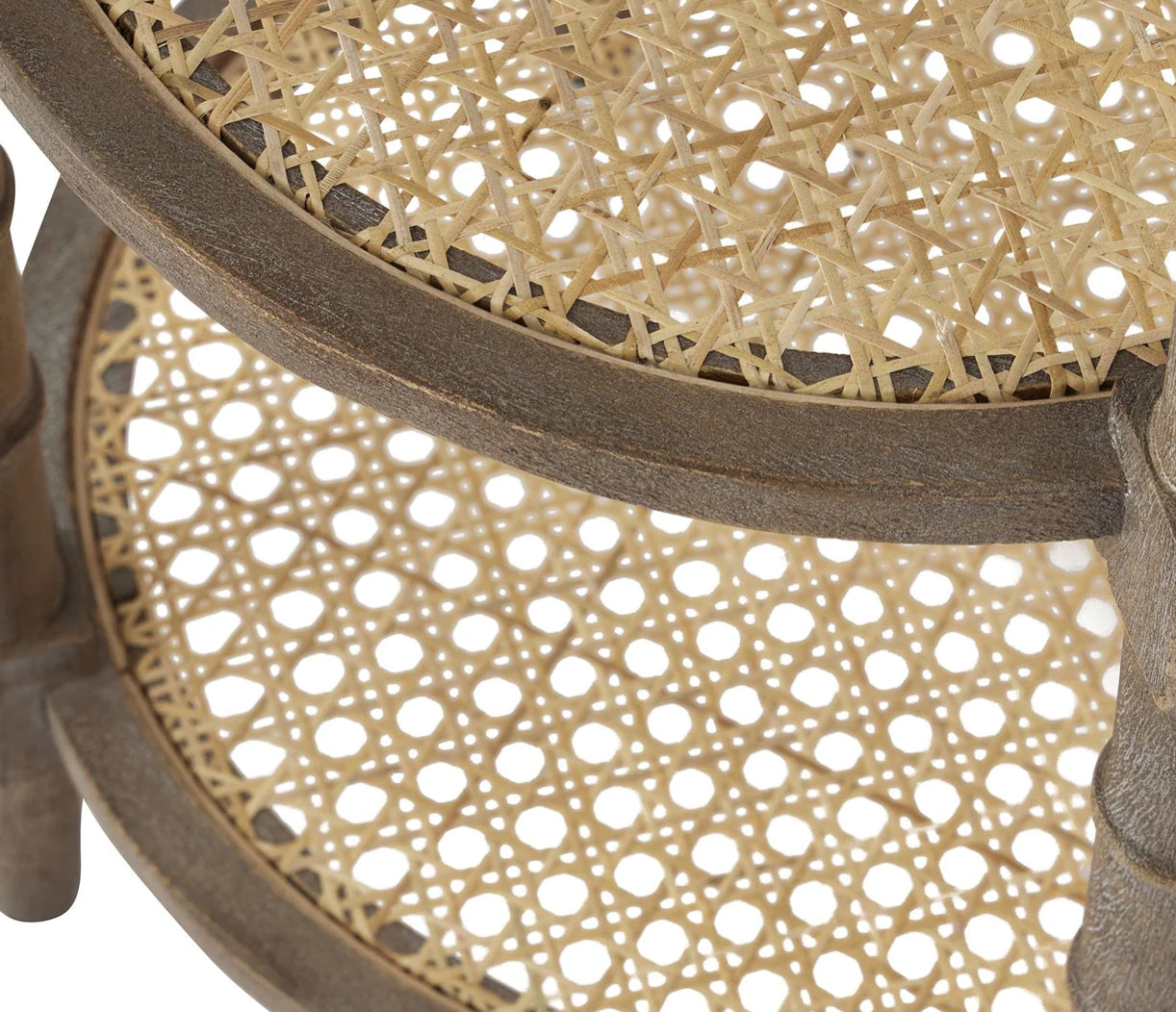 Raffles Brown Tall Round Side Table