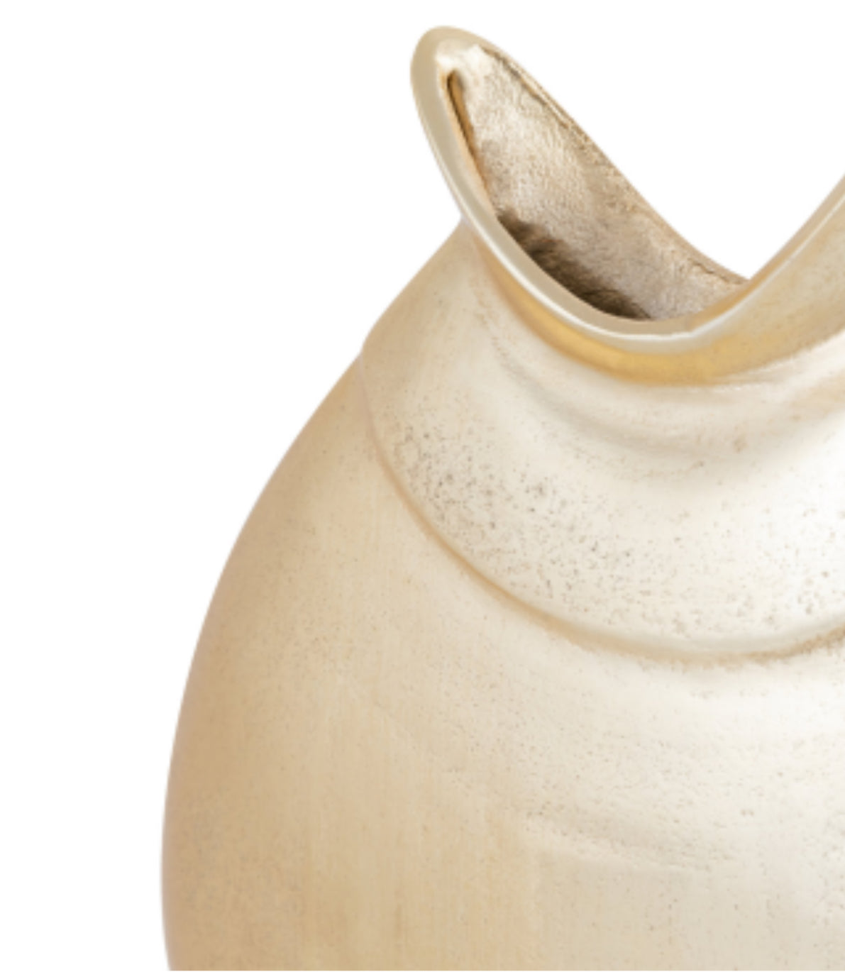 32cm Gold Metal Vase