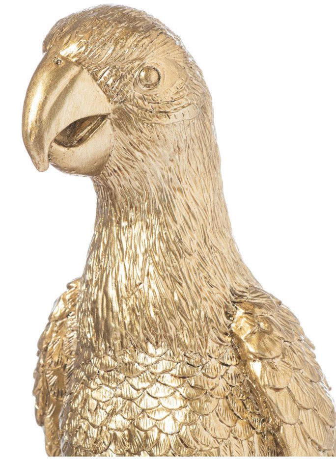 Percy The Parrot Gold Table Lamp - Unique Home Pieces