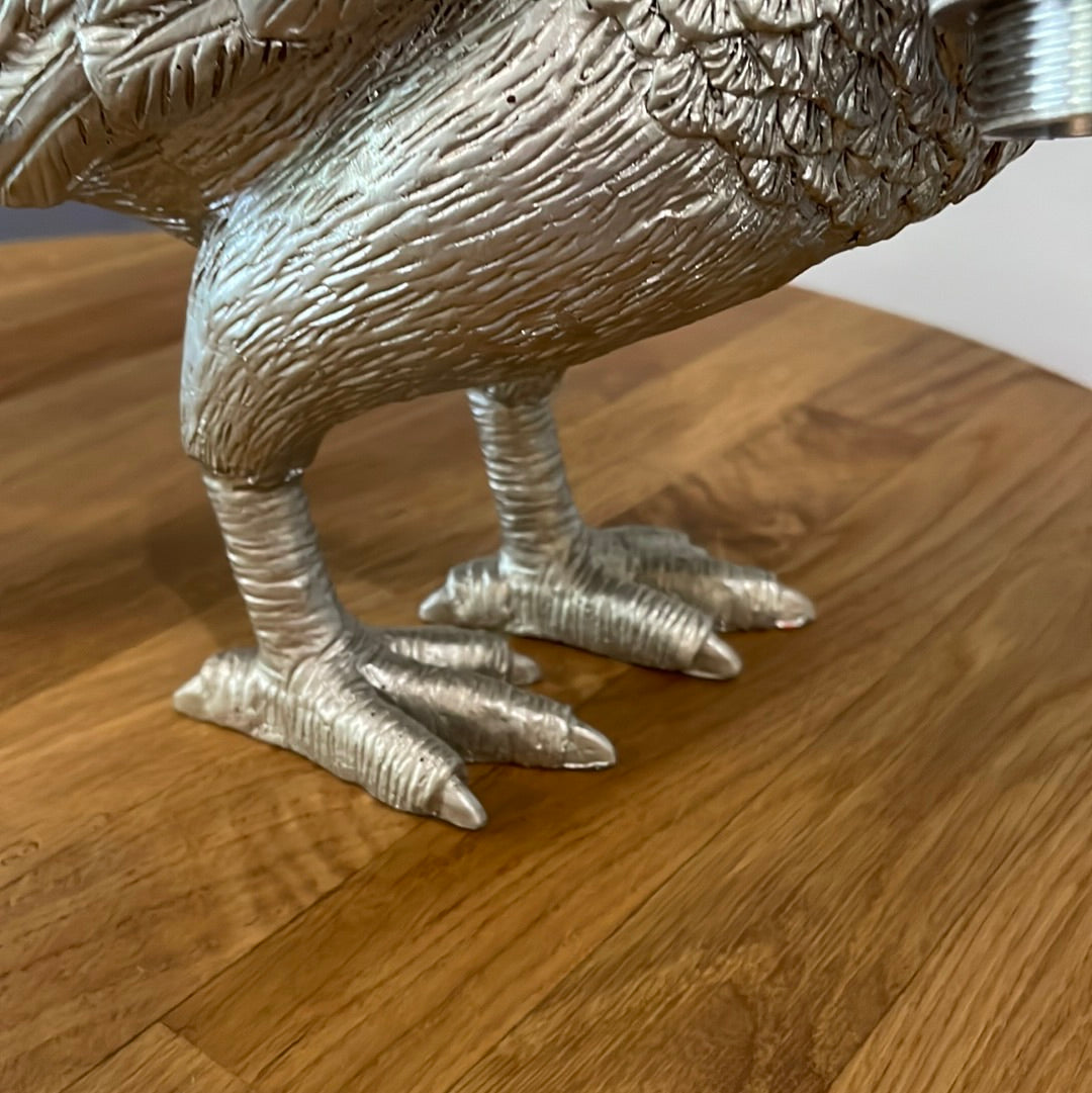 Silver Pheasant Lamp - Unique Home Pieces