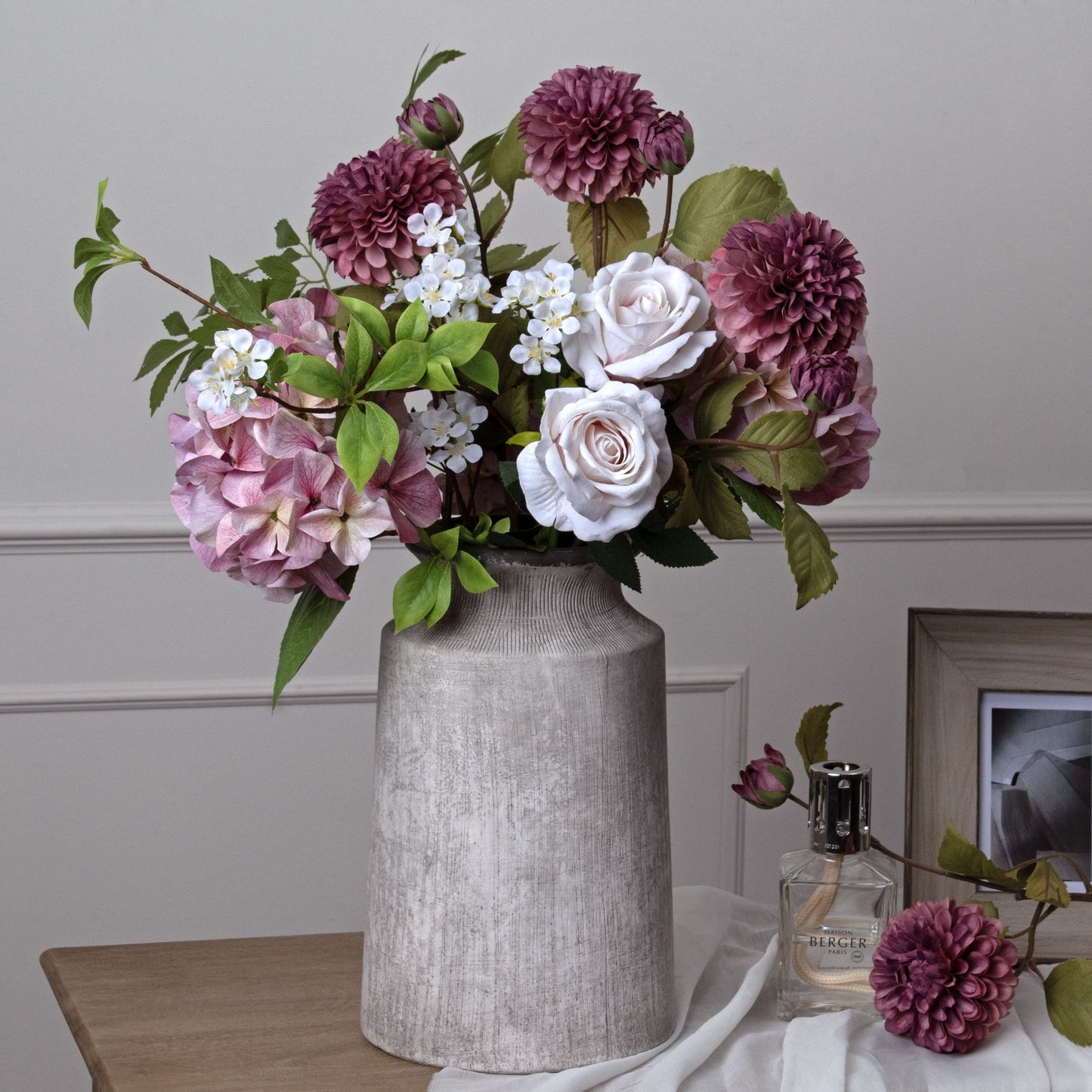 Bloomville Urn Stone Vase - Unique Home Pieces