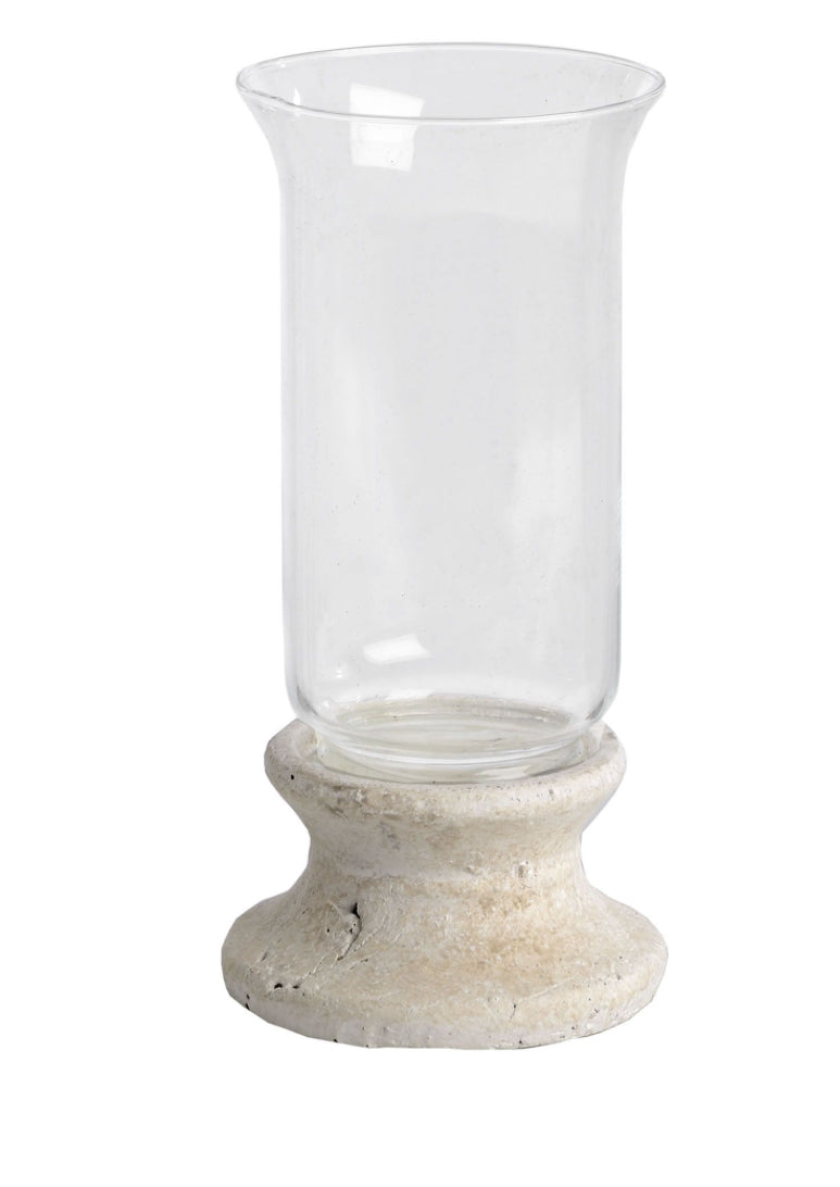 Stone Based Hurricane Lantern