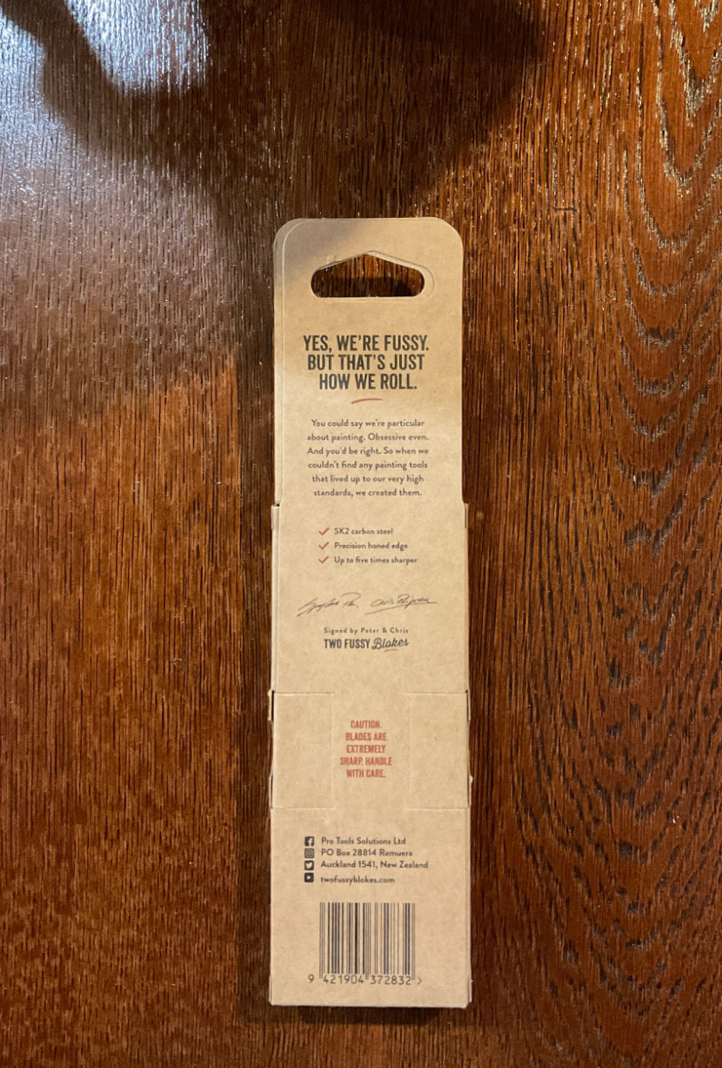 Two Fussy Blokes 100/4” Premium Quality Scraper Blades