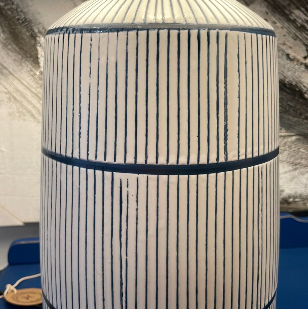 Blue And White Ceramic Table Lamp