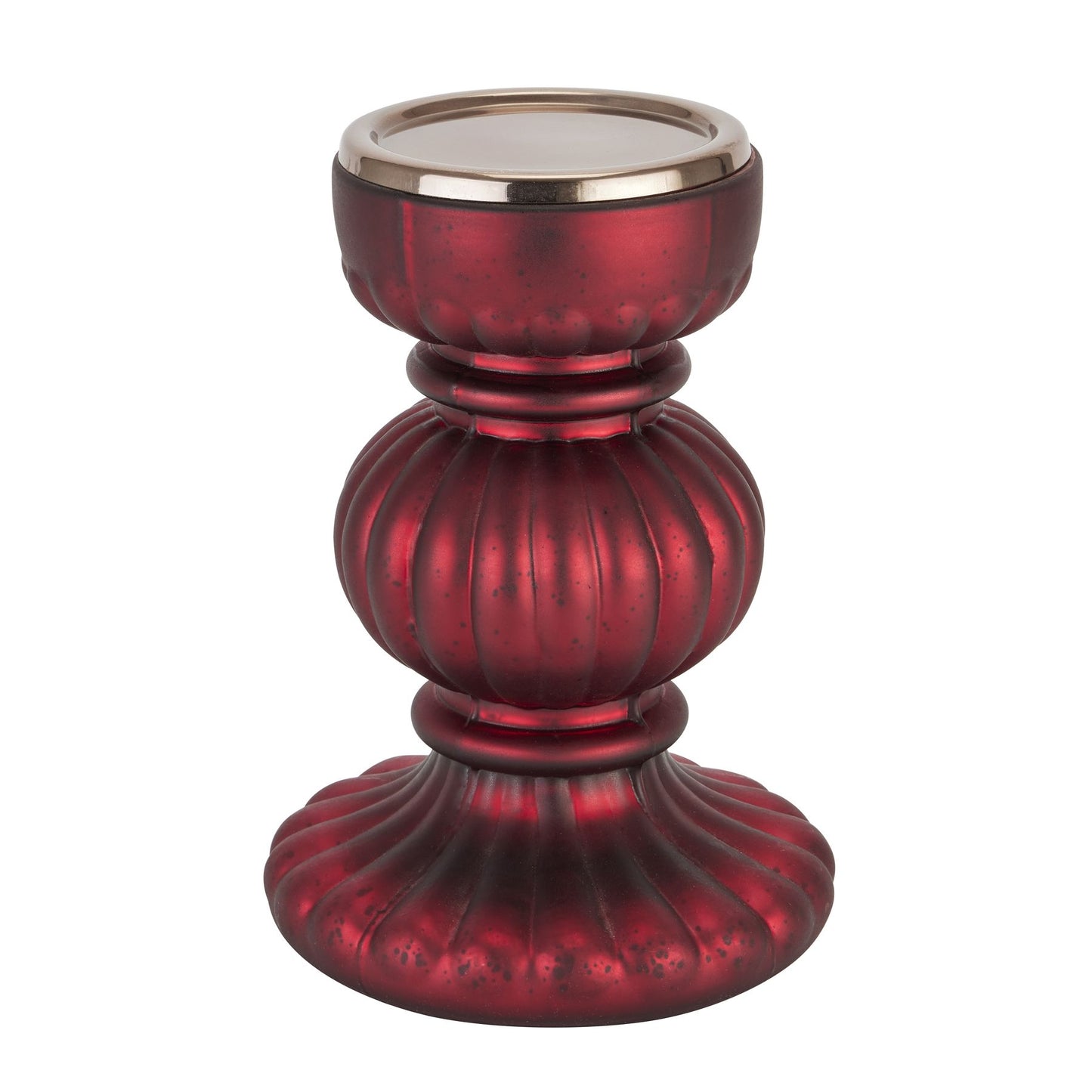 Ruby Red Bonbon Medium Candle Holder - Unique Home Pieces