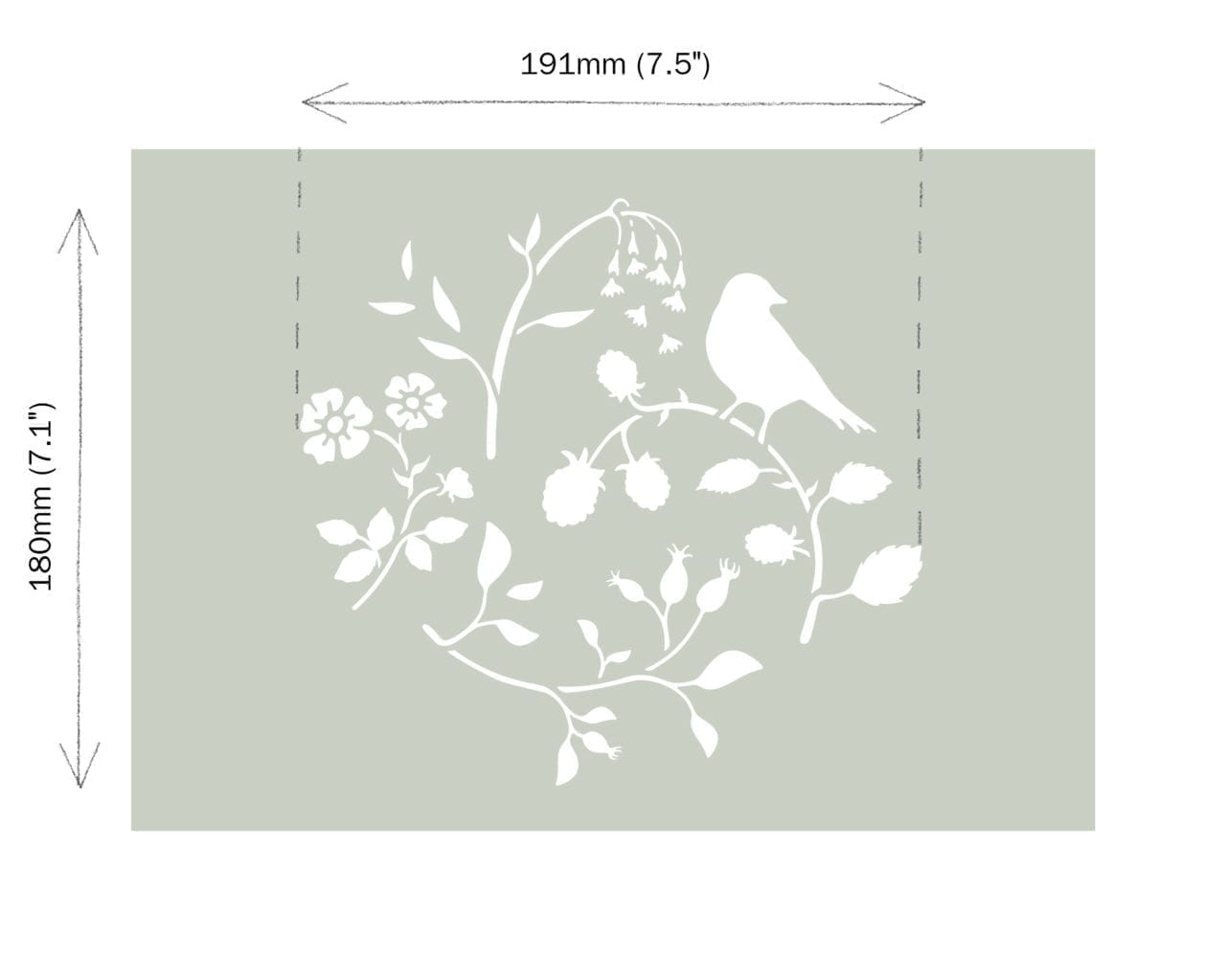 Annie Sloan Stencils Countryside Bird - A4