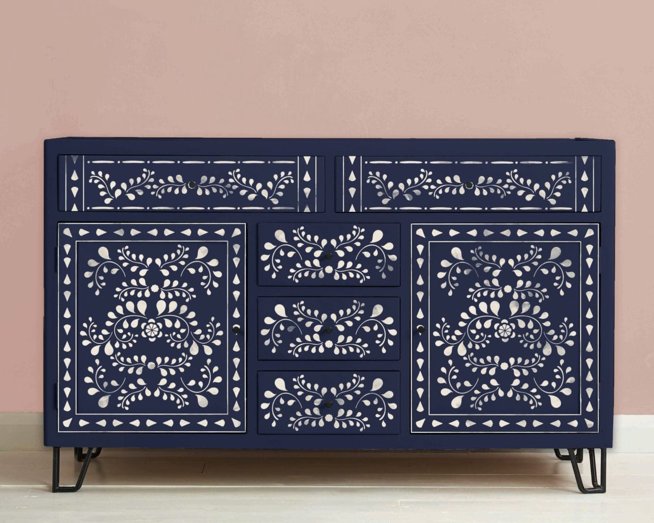 Annie Sloan Stencils Faux Bone Inlay - A3