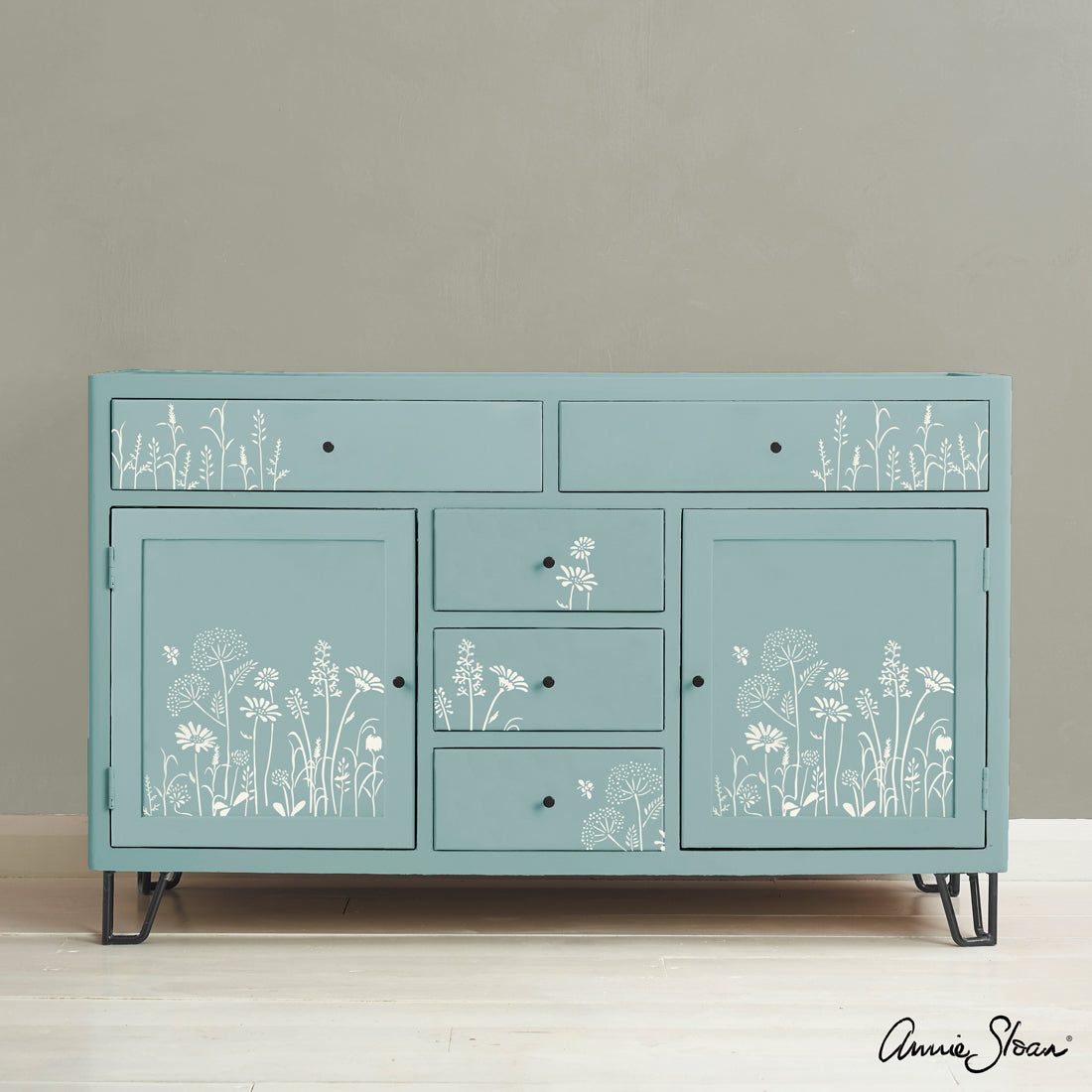Annie Sloan Stencils Meadow Flowers - A3